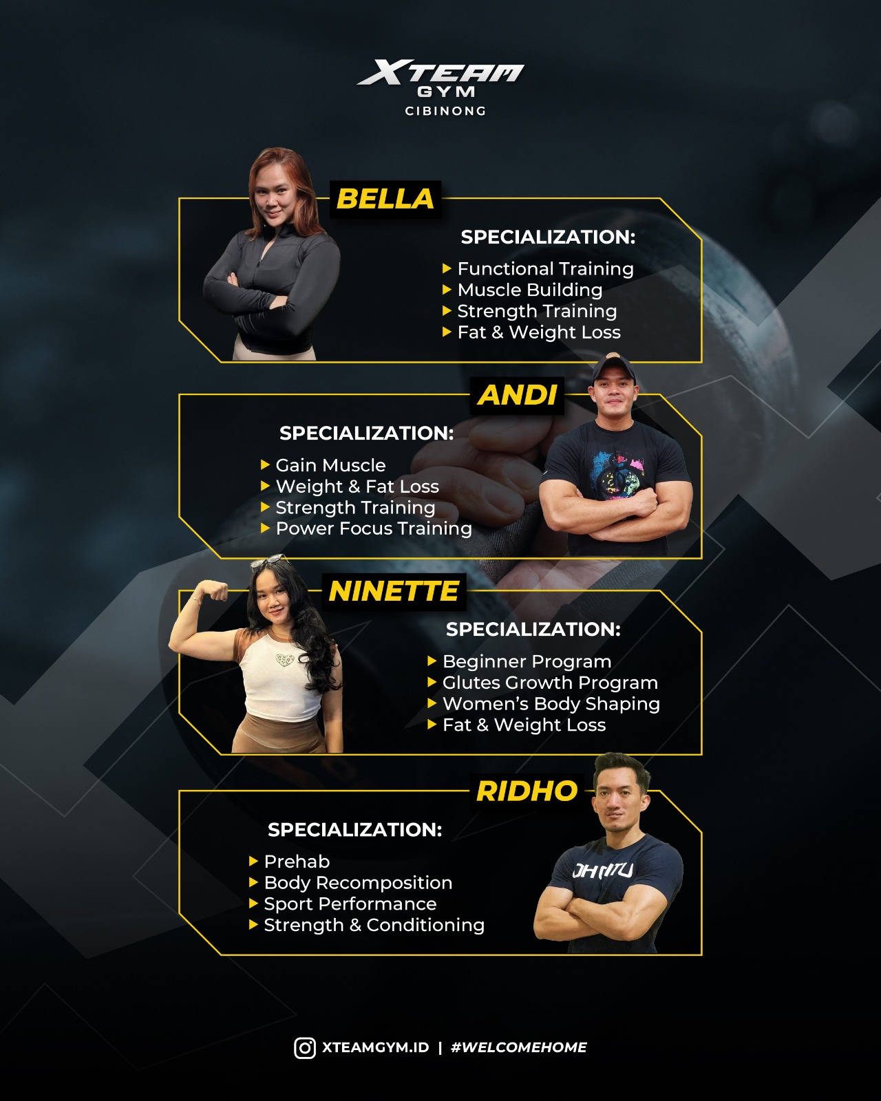 Personal Trainer di XTeam Gym - Trainer Profesional untuk Hasil ...